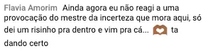 relato de flavia amorim sobre a imersão