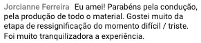 relato de jorcianne ferreira sobre a imersão