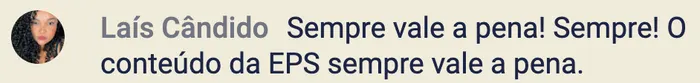 relato de laís cândido sobre a imersão
