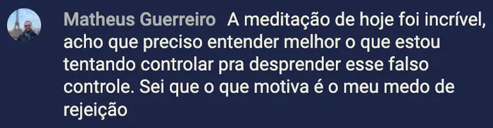 relato de matheus guerreiro sobre a imersão